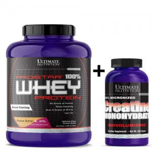 PROSTAR Whey 2.39 кг (любой вкус) + Creatine 300 гр Фото №1